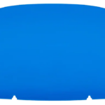 10" Repl. Windshield Blue FLH23-Up,