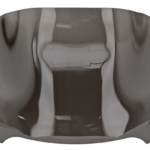 13" Repl. Windshield Smoke FLT15-23,