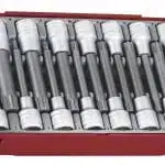 Teng Tools Ribe and Spline Socket Set: Premium Quality and Versatility for All Your Fastening Needs