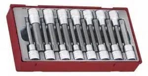 Teng Tools Ribe and Spline Socket Set: Premium Quality and Versatility for All Your Fastening Needs