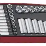 Teng Tools, Socket set 1/4+3/8 short long USA Size