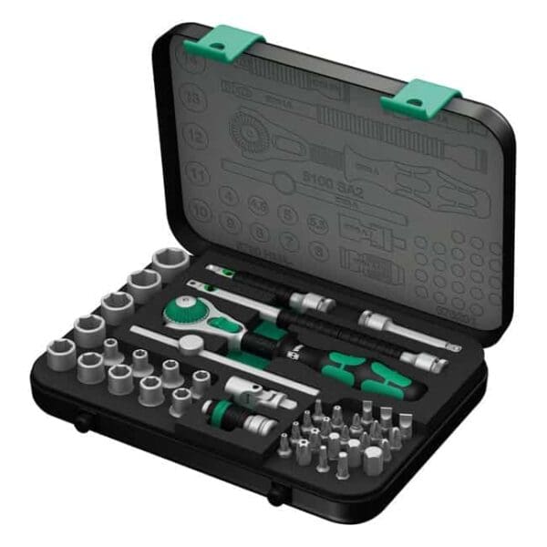 Wera 8100 SA 2 Zyklop Speed Ratchet kit 1 422 drive metric