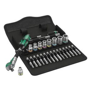 Wera Zyklop ratchet kit 28 pcs 1422 drive Metric sizes