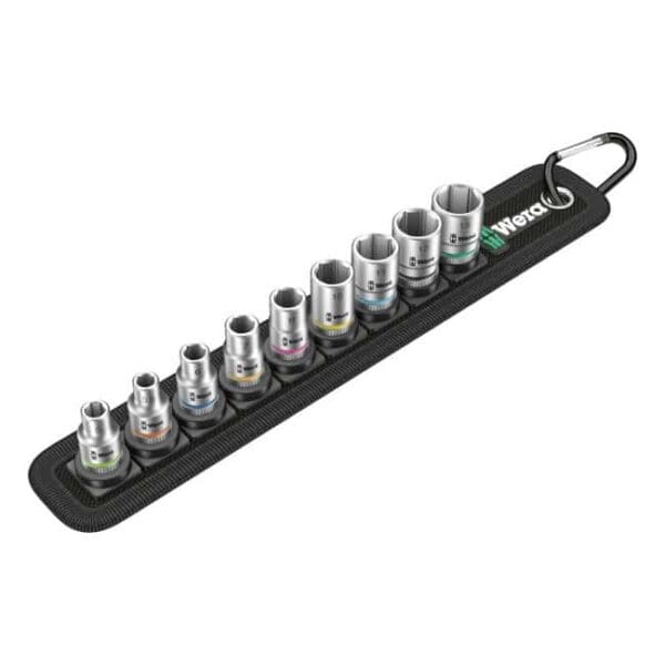 Wera socket belt with 1 422 drive hex sockets Metric