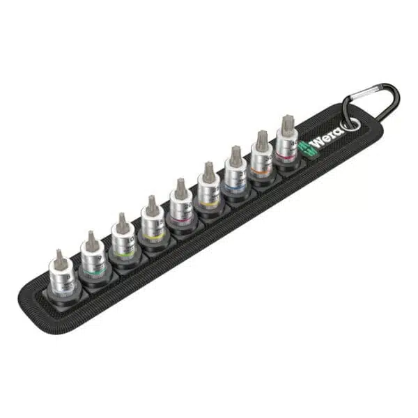 Wera socket belt with 1 422 drive torx® socket bits