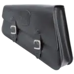 Black leather with matte buckles  removebg preview