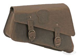 Brown Ranger style leather with brass buckles removebg preview