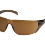 Frameless Lightweight Safety Glasses Brown 