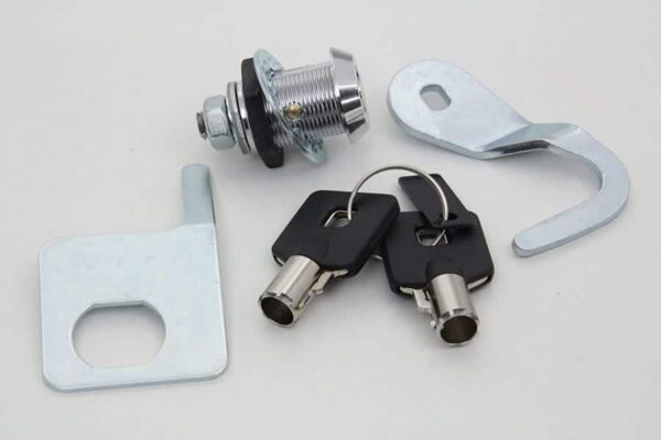 chrome saddlebag lock and key kit