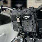 club style handlebar bag black