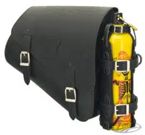 Black Texas Leather drink can holder - Image 2