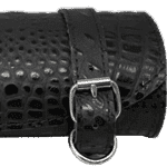 front forks tool bag black alligator