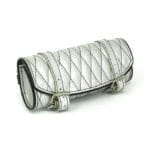 La Rosa white metal flake tool bag