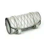 La Rosa white metal flake tool bag