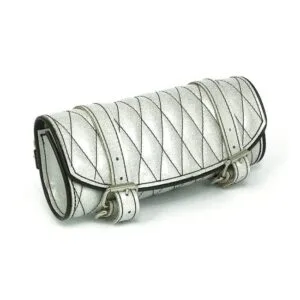 La Rosa white metal flake tool bag