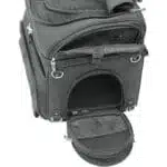 pet carrier synthetic leather black 3
