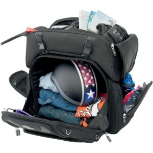 sport sissy bar and combo bag universal black 3