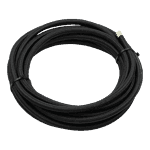 Braided hose 3 8   10mm  Black nylon removebg preview