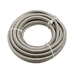 Braided hose 3 8   10mm  Stainless clear removebg preview