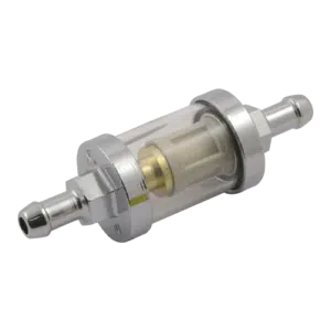 CLEAR VIEW FUEL FILTER  5 16 ID chrome removebg preview