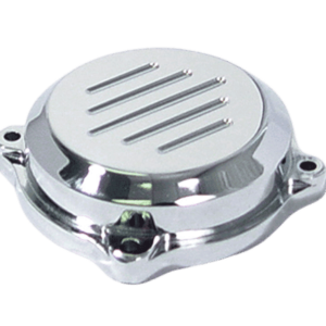 Carburetor Top cover Chrome with Grooves removebg preview