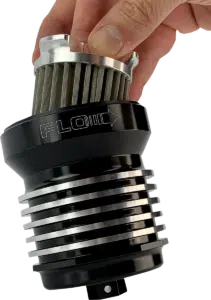 Flo® Reusable Spin on Oil Filter black