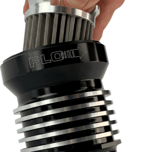 Flo® Reusable Spin on Oil Filter black