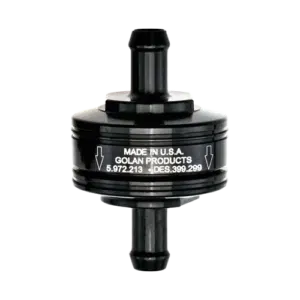 Golan Super mini fuel filter 5 16   8 mm  Black anodized removebg preview