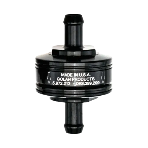 Golan super mini fuel filter 5 16   8 mm  black anodized removebg preview