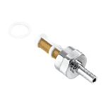 K Tech brass M22x1 custom fuel line fitting chrome  removebg preview