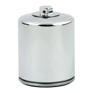 K N  spin on oil filter  with top nut Chrome removebg preview