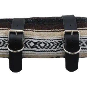 Mexican Serape Roll Up Blanket Brown  removebg preview