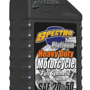 SPECTRO PLATINUM FULL SYNTHETIC SAE 20W50 MOTOR OIL FOR USE IN HARLEY DAVIDSON AND OTHER AMERICAN V TWINS removebg preview