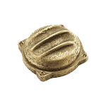 ribbed CV carb top cover Brass removebg preview