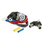 Dyna style ignition switch round key 3 wire Chrome