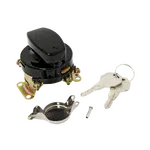 FL style ignition switch 6 pole flat key black