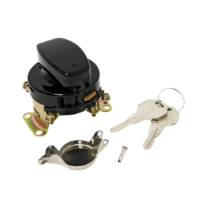 FL style ignition switch 6 pole flat key black