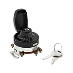 FL style ignition switch electronic flat key Black