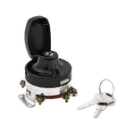 FL style ignition switch electronic flat key Black