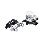 FLHR ignition switch and saddlebag lock kit Chrome