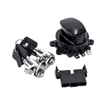 FLHR ignition switch saddlebag lock kit black