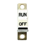 Handlebar rocker switch Run Off. chrome