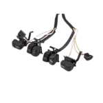 Handlebar wire and switch kit black. switches