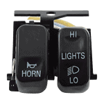 Hi Low Horn handlebar switch set black