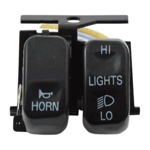 Hi Low Horn handlebar switch set black