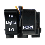 Hi Low Horn handlebar switch set. black