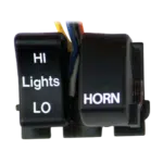 Hi Low Horn handlebar switch set. black