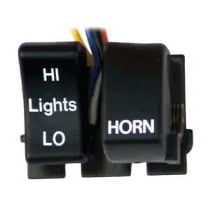 Hi Low Horn handlebar switch set. black