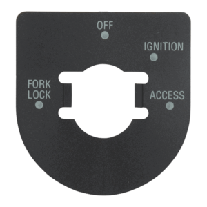 Ignition switch decal for dash Touring