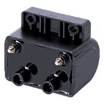 Late  OEM style ignition coil 12V  5 ohm Black removebg preview